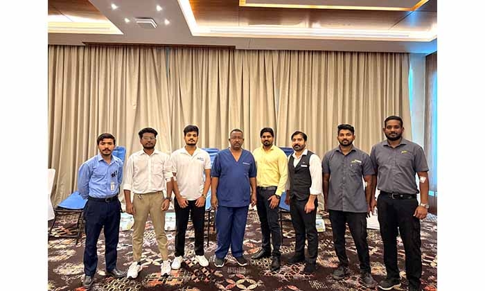 Radisson Resort Ras Al Khaimah Marjan Island took part in the Blood Donation Campaign by Saqr Hospital.