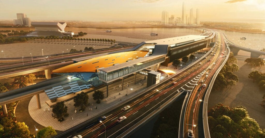 These are the exact locations of the 14 stations on the Dubai Metro Blue Line