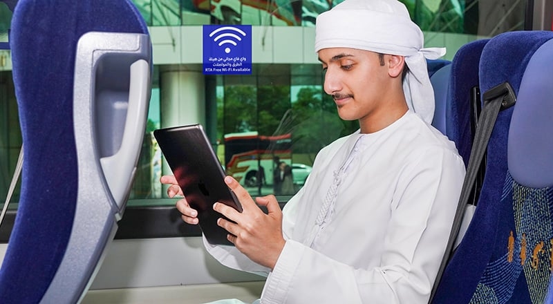 There's now free Wi-Fi on all intercity buses in Dubai