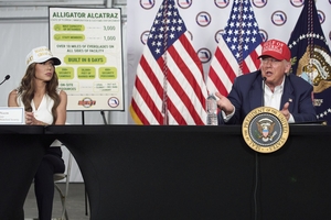 Trump tours 'Alligator Alcatraz' as he pushes for more deportations