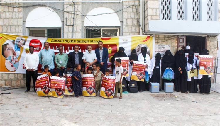 مدير عام بروم ميفع يدشن الحملة الوطنية الطارئة للتحصين ضد شلل الأطفال بالمديرية