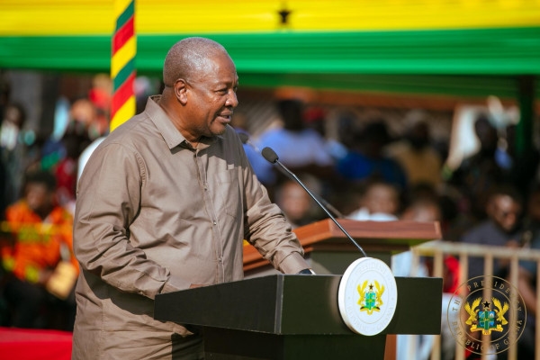 President Mahama unveils major road infrastructure boost for Western North Region under ‘Big Push'
