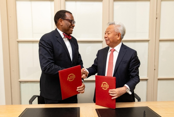 African Development Bank, Asian Infrastructure Investment Bank (AIIB) sign Memorandum of Understanding (MOU) renewing their collaboration on sustainable economic development for Africa