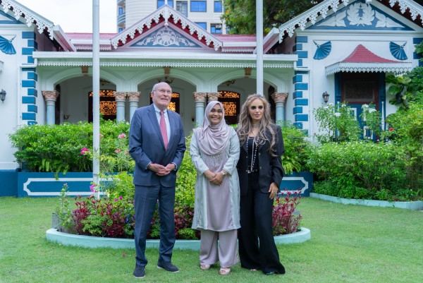 Senator Dr. Rasha Kelej meets the Maldives First Lady to underscore Merck Foundation's Commitment to provide scholarships for Local Doctors in 44 critical and underserved specialties
