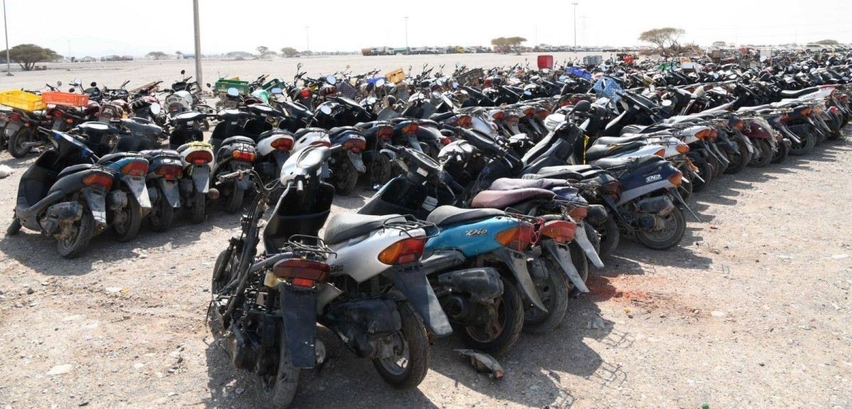 ضبط 491 دراجة غير مرخصة في رأس الخيمة