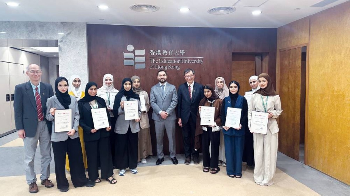 طالبات من جامعة الإمارات يستعرضن ابتكارات تعليمية في هونغ كونغ