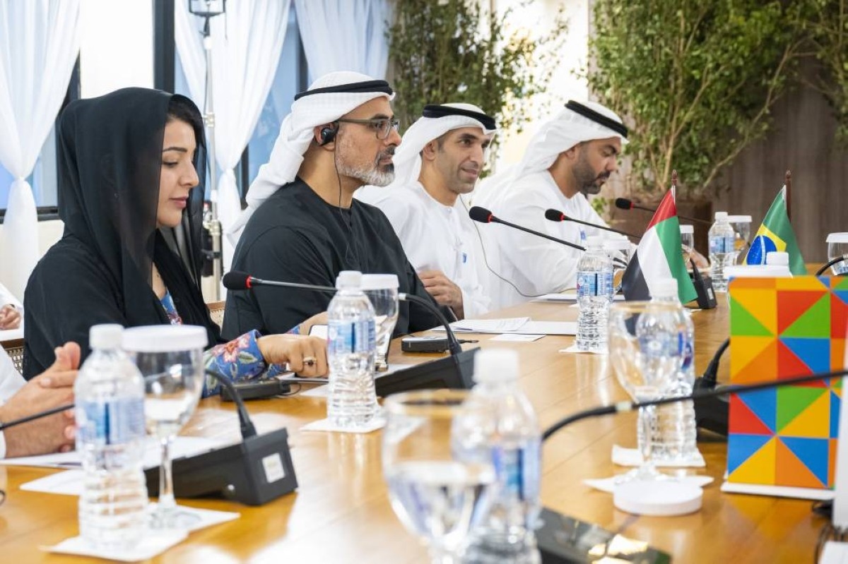 خالد بن محمد بن زايد والرئيس البرازيلي يبحثان تعزيز العلاقات الثنائية