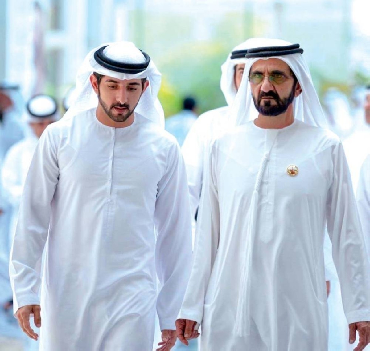 محمد بن راشد إلى حمدان بن محمد: أهديك أطيب المعاني والأماني