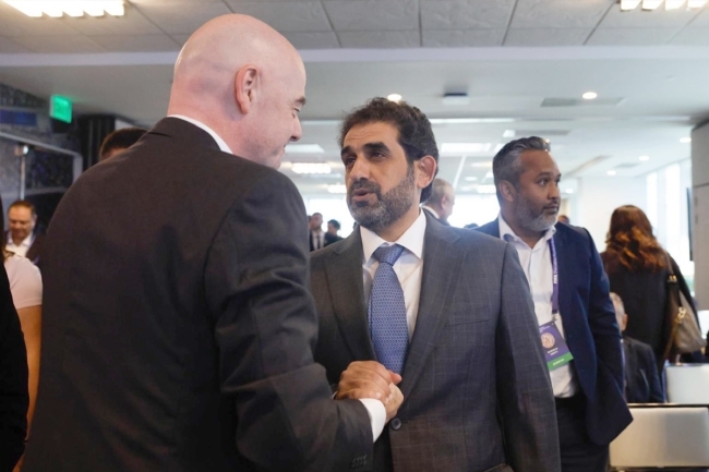 المجروب التقى إنفانتينو في ميامي