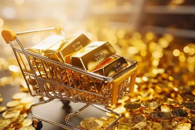 الذهب يصعد وسط ضعف الدولار وترقّب سياسة «الفدرالي»