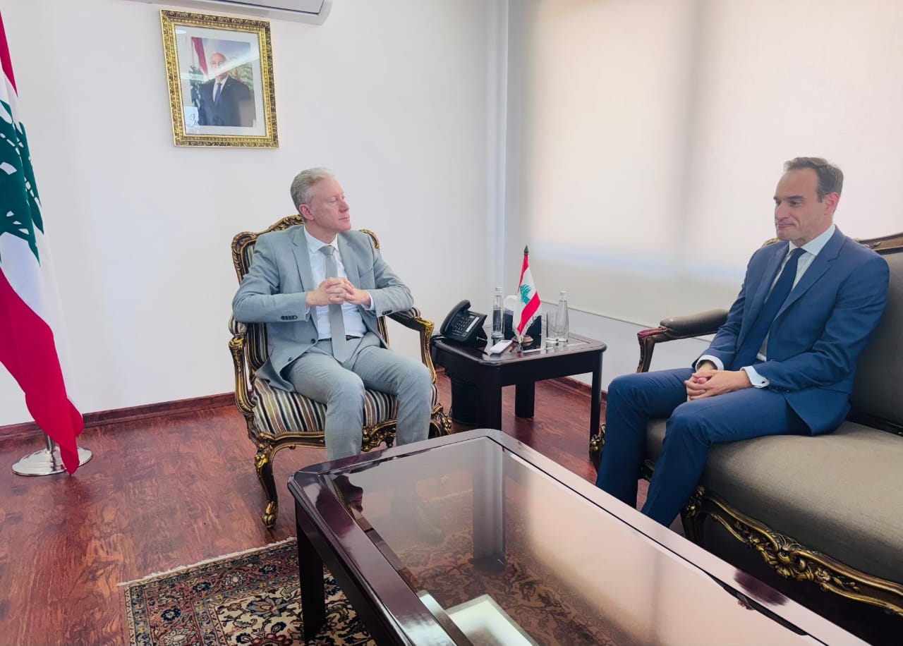 رجي عرض مع سفيري الدانمارك وسلوفينيا دعم تجديد ولاية 'اليونيفيل' في مجلس الأمن