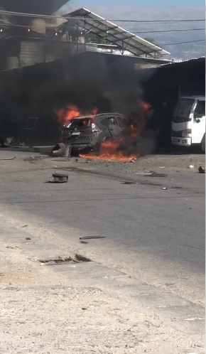 طوارىء الصحة: شهيدان و3 جرحى في حصيلة أولية للغارة على السيارة في العيرونية