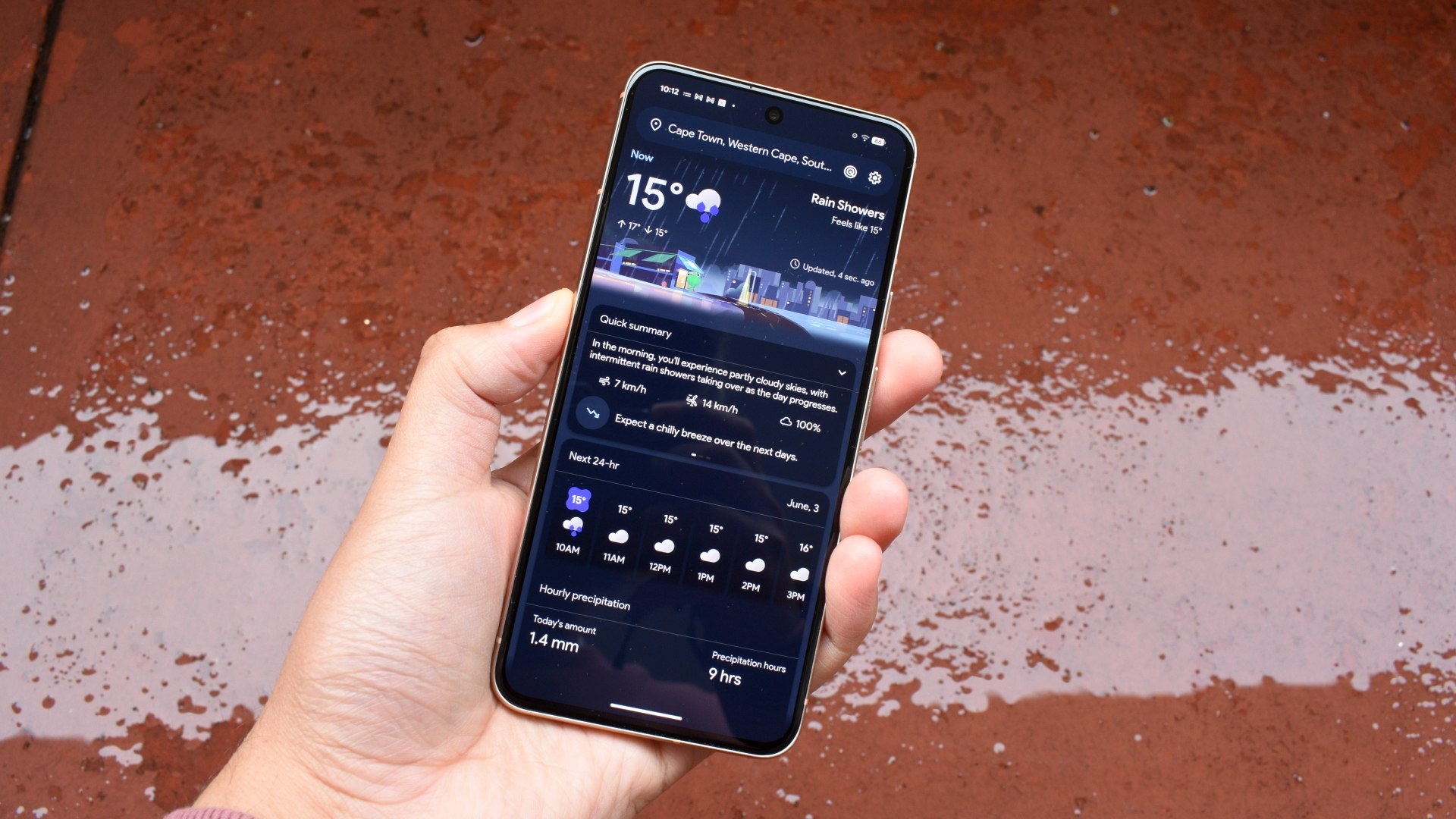 I found an Android weather app that looks like Google made it — only better