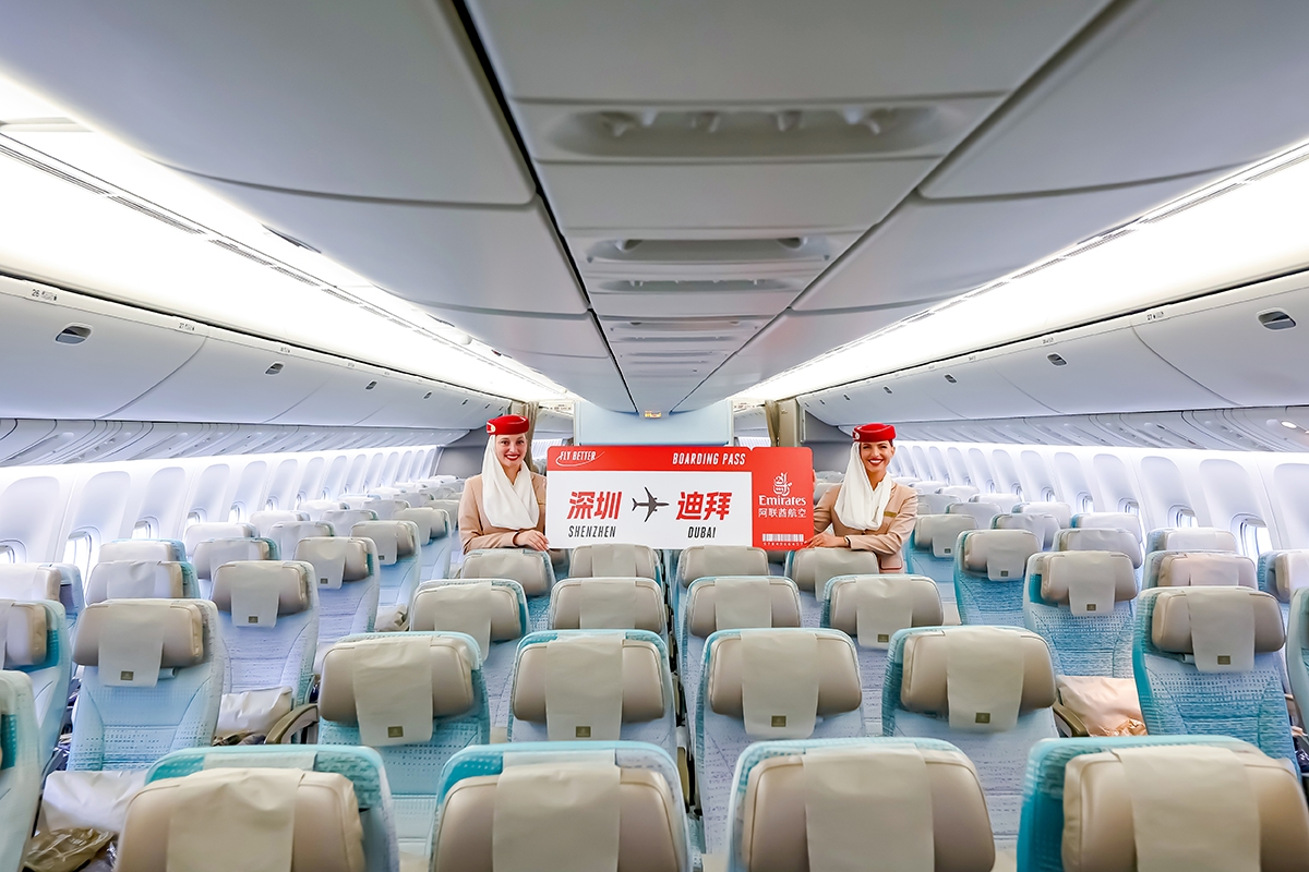 Emirates begins Shenzhen service with Boeing 777-300ER aircraft from Dubai