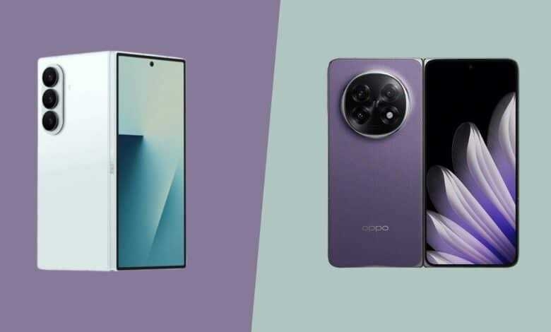 : مقارنة بين Galaxy Z Fold7 و Oppo Find N5