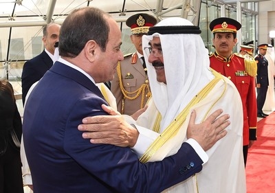 Egypt president concludes Kuwait visit amid warm bilateral relations