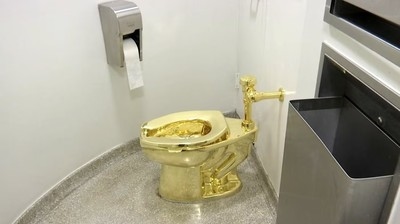 Men who stole $6 million golden toilet sentenced to prison terms