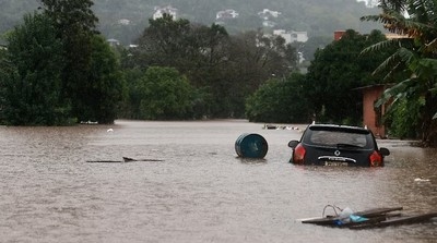 Heavy rains in southern Brazil leave at least 2 dead and more than 2,600 displaced