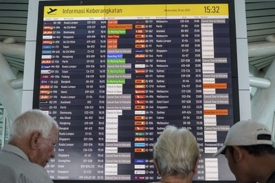 Flights resume at Indonesia's Bali airport as Mt Lewotobi Laki-Laki eruption recedes