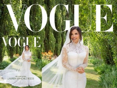 Vogue unveils Lauren Sánchez Bezos' wedding dress amid media frenzy