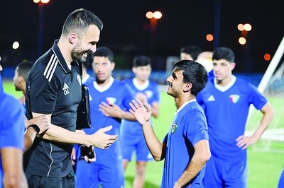 Kuwait U-23 team departs for Cairo training camp