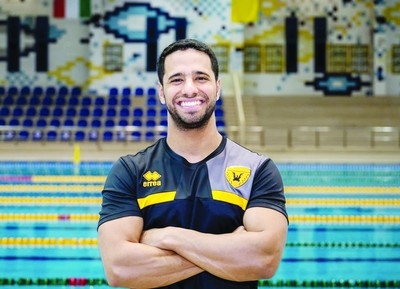 Al-Qadsiya swimmer Al-Tarmoum shines with silver and a record at the Swiss Championship