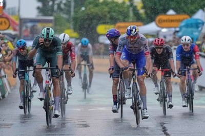 Italian sprinter Milan powers to second stage win as Pogačar maintains Tour lead