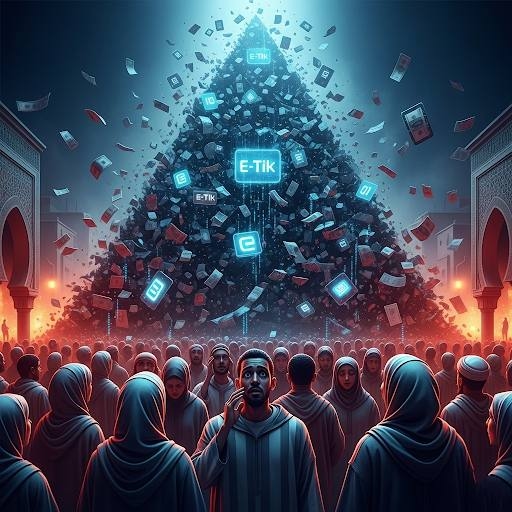 فضيحة 'E-Tik' تهز الناظور: مئات الضحايا لأكبر عملية نصب هرمي باسم التجارة الإلكترونية؟
