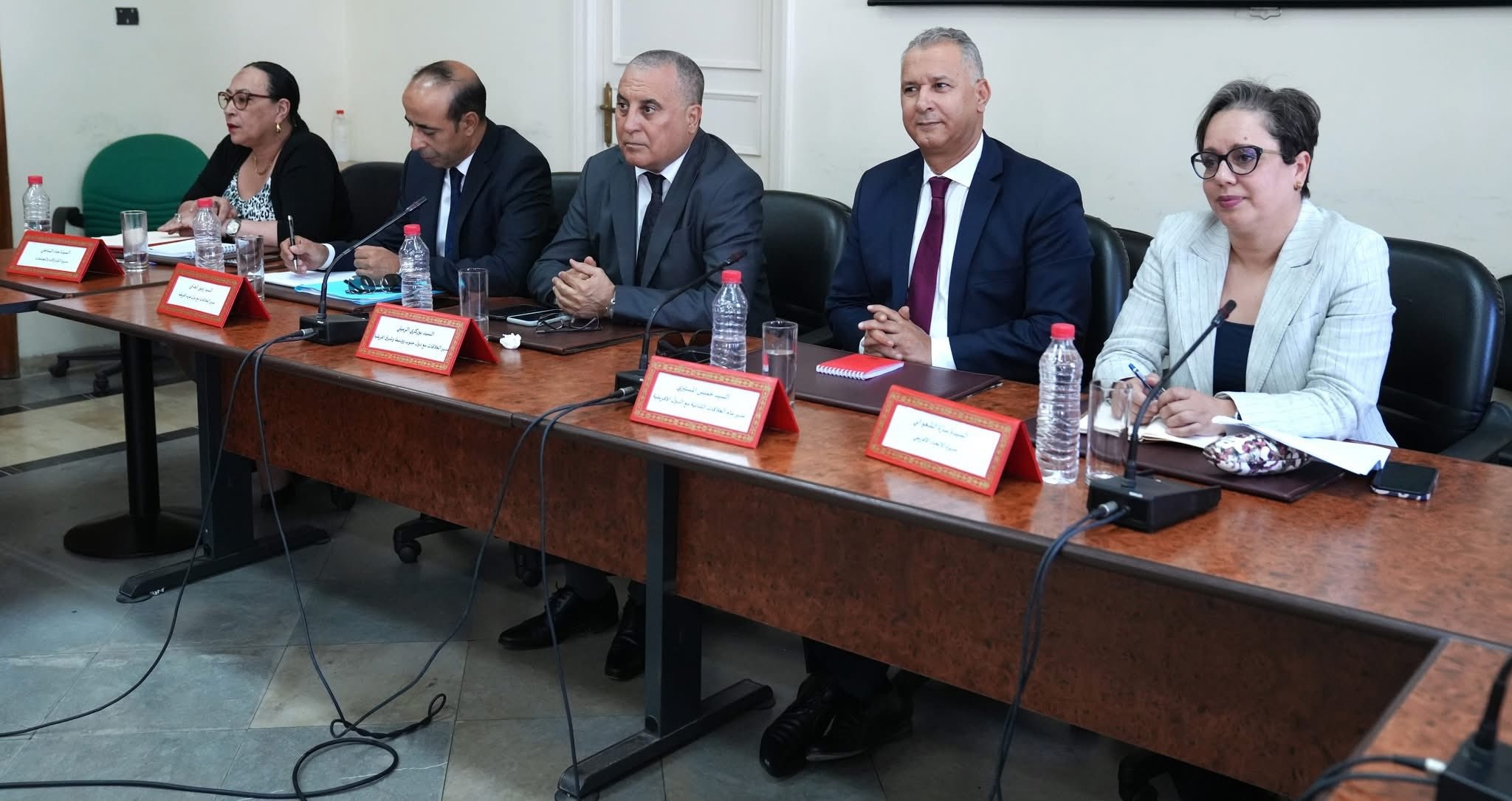 مجموعة التعاون البرلماني مع بلدان افريقيا تعقد جلسة عمل مع ممثلي وزارة الخارجية