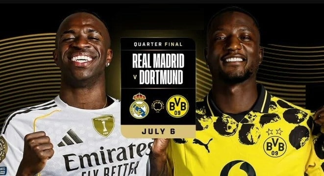 ما القنوات الناقلة لمباراة ريال مدريد وبوروسيا دورتموند؟