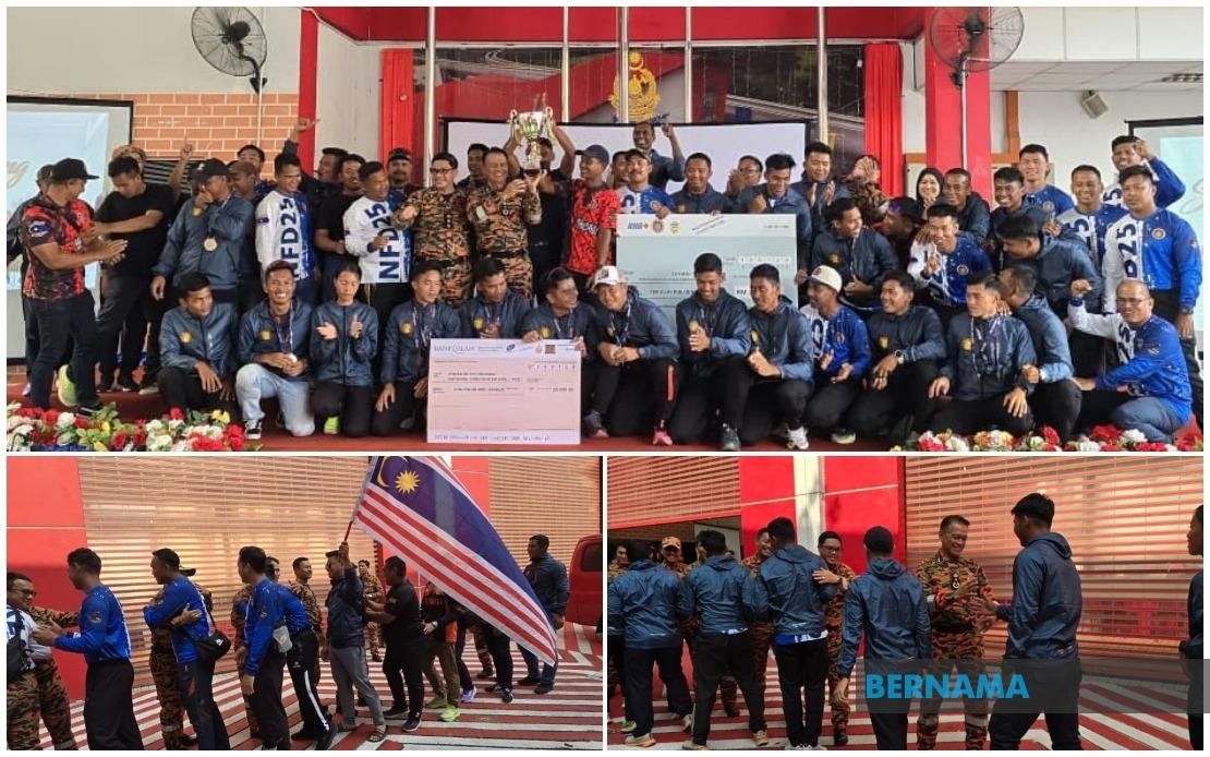KL Fire Dept Clinches National Fire Fighter Drill 2025 Title