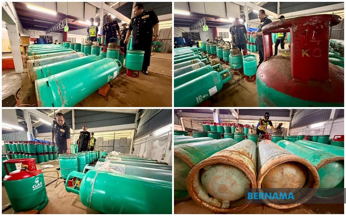 Illegal LPG Decanting Operation Foiled In Malim Jaya