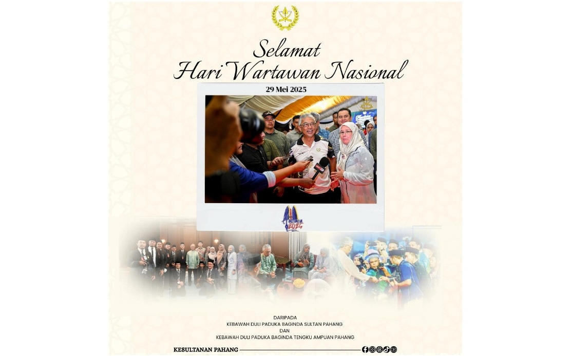 Sultan Of Pahang, Tengku Ampuan Praise Journalists' Ethical Dedication To Duty