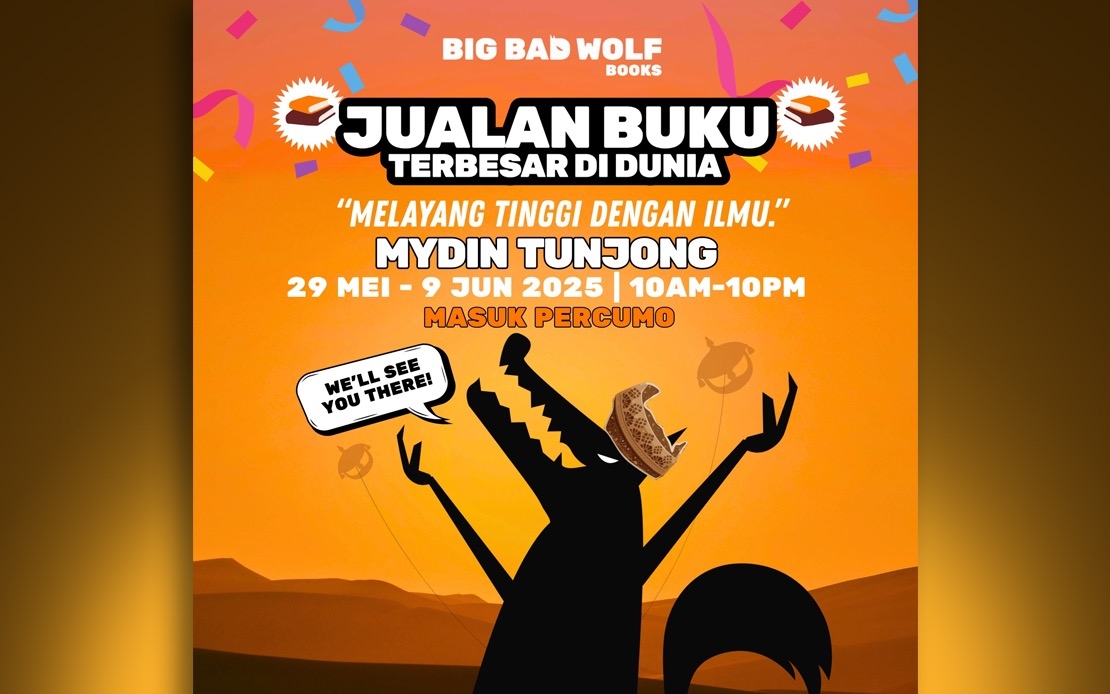 'Big Bad Wolf' Will Be At Mydin Mall In Kelantan From May 29 To June 10