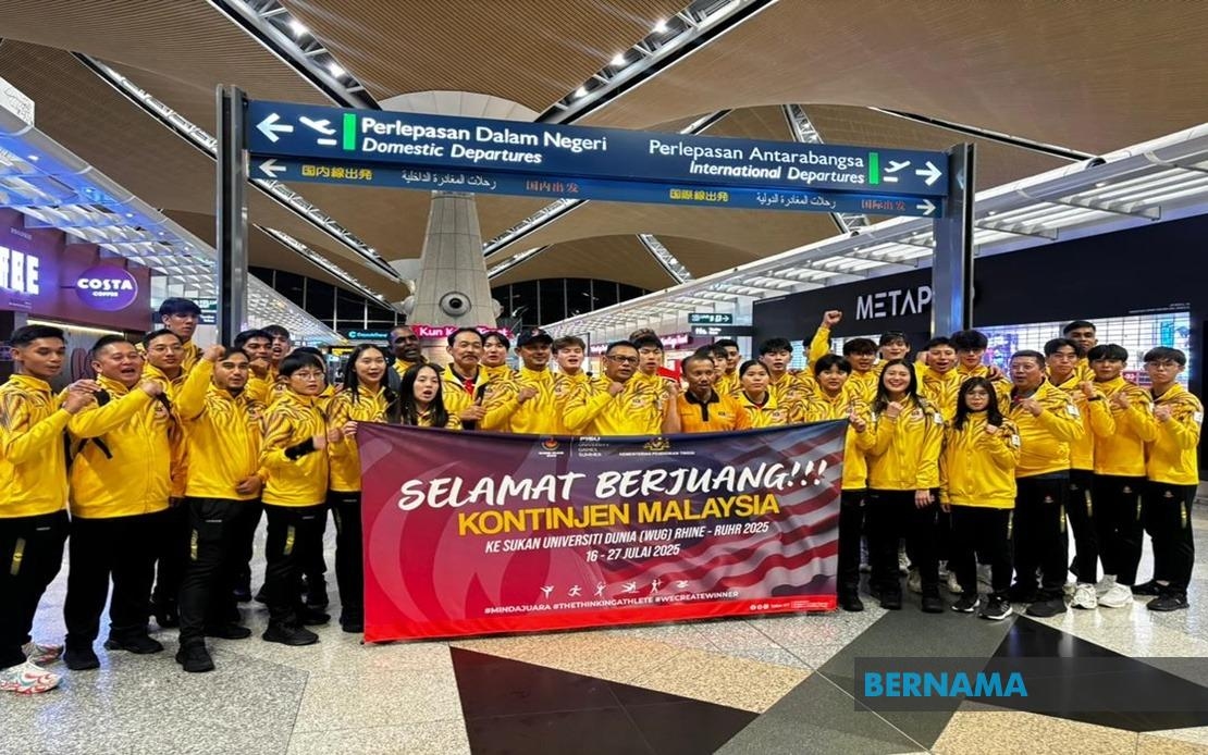 WUG 2025: Malaysian Contigent Leaves For Germany Last Night