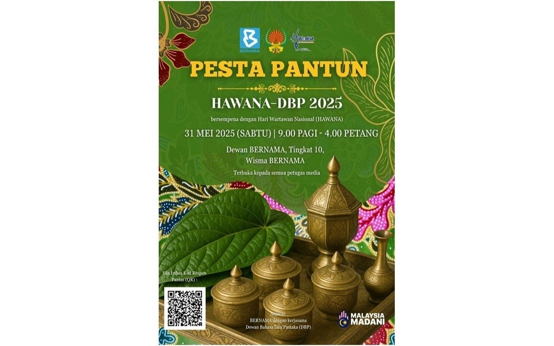 A Tribute To National Heritage: Pesta Pantun HAWANA-DBP 2025 Kicks Off Tomorrow