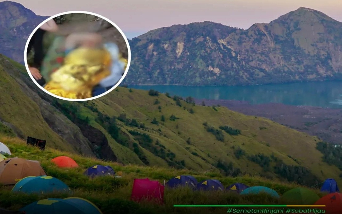 Swiss Hiker Airlifted From Indonesia's Mount Rinjani After Serious Fall