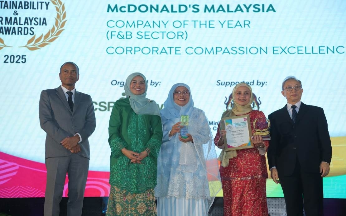 McDonald's Malaysia Marks Eigth Consecutive Win, Double Recognition At Sustainability & CSR Awards