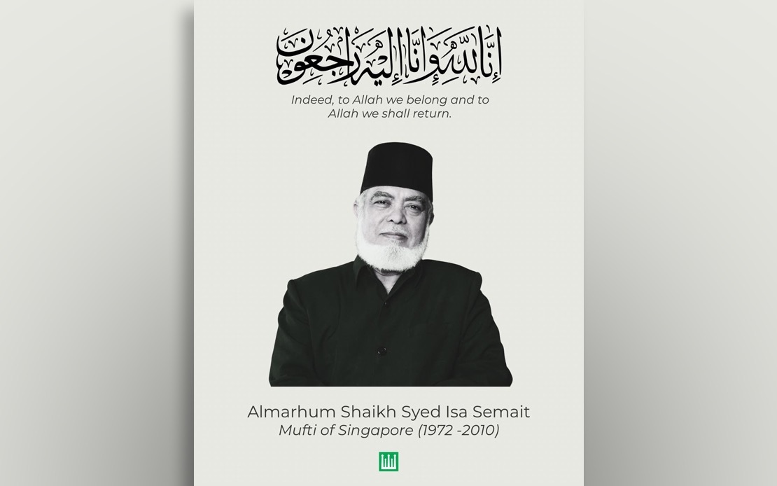 Singapore's Longest-Serving Mufti Syed Isa Dies At 87