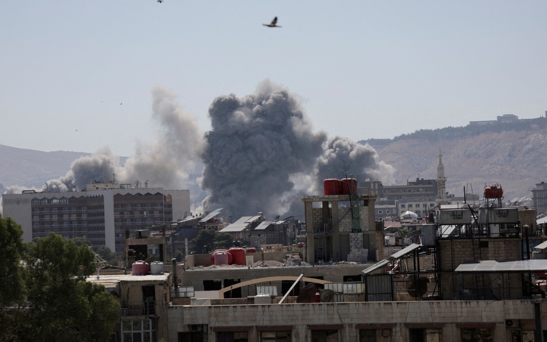 Israel Launches New Airstrikes On Syrian Capital Amid Escalation