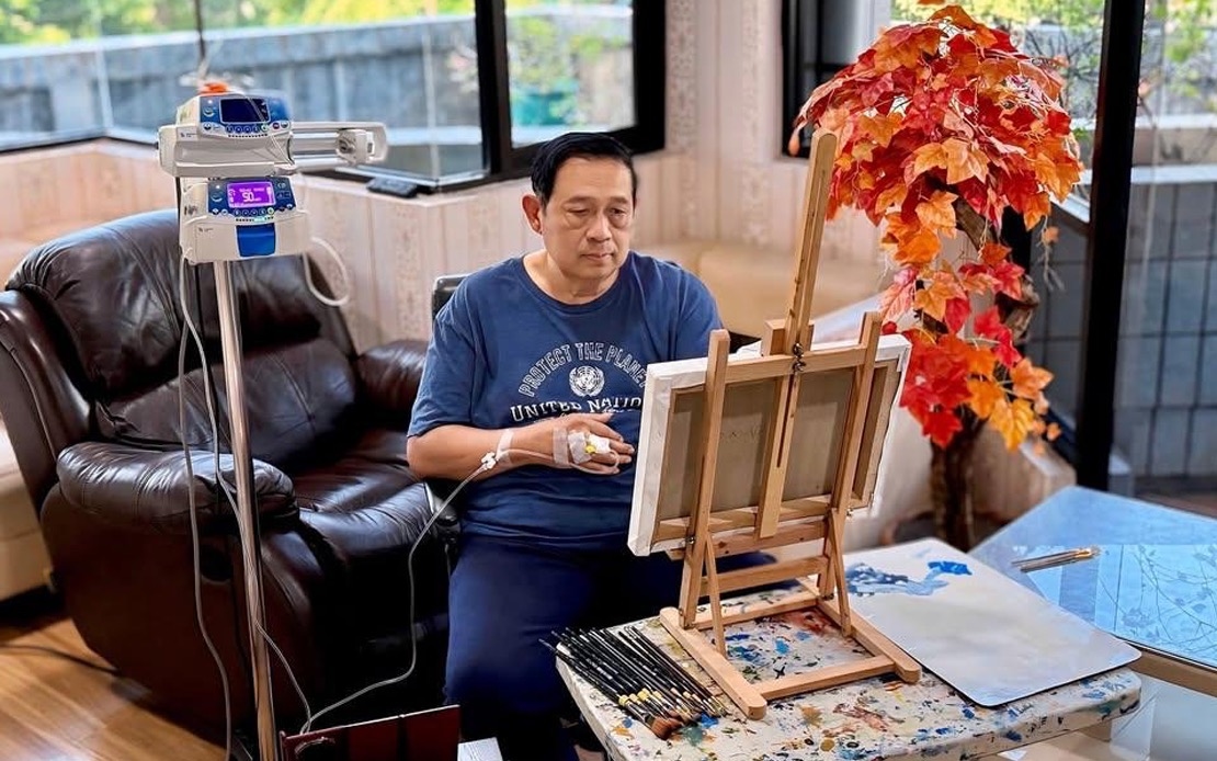 Former Indonesian President Sby Returns To Painting While Undergoing Treatment In Hospital