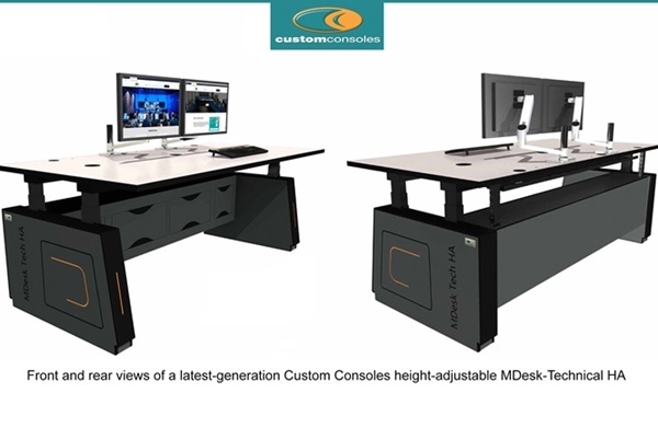 Custom Consoles MDesk-Technical HA workstation to make IBC debut