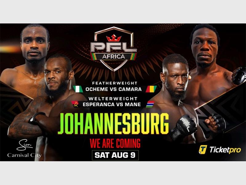 PFL Africa set for explosive second event at Carnival City