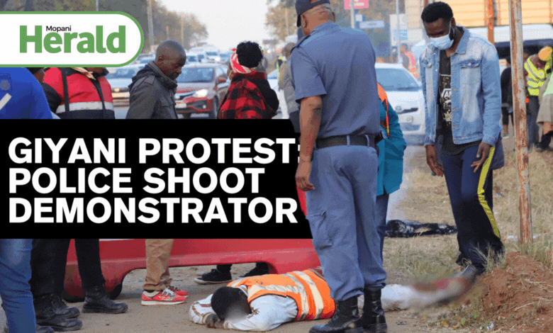 Giyani protest turns violent as police shoot demonstrator