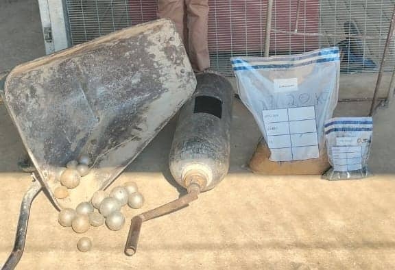 Two arrested with gold-bearing material