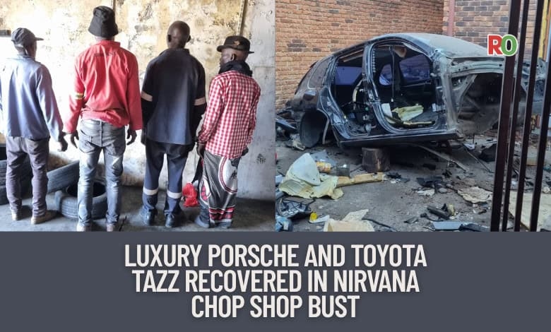 PHOTOS: Stripped Porsche recovered in Nirvana chop shop raid