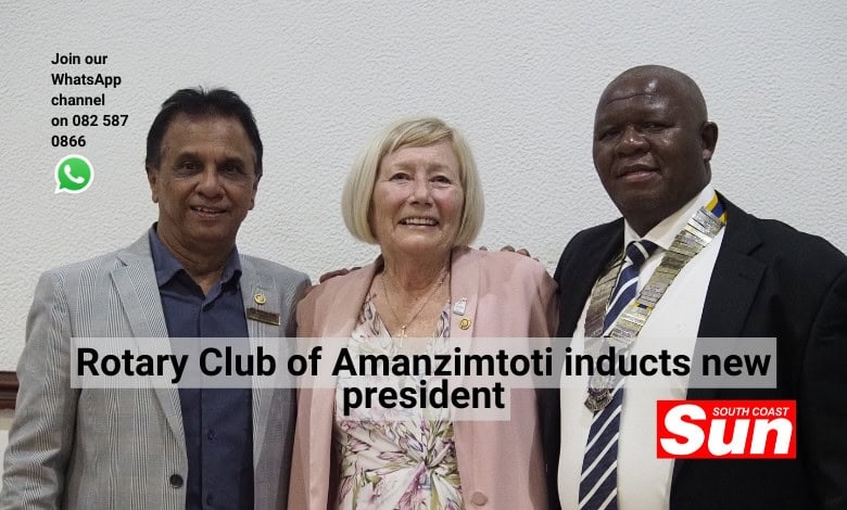 Rotary Club of Amanzimtoti inducts new president