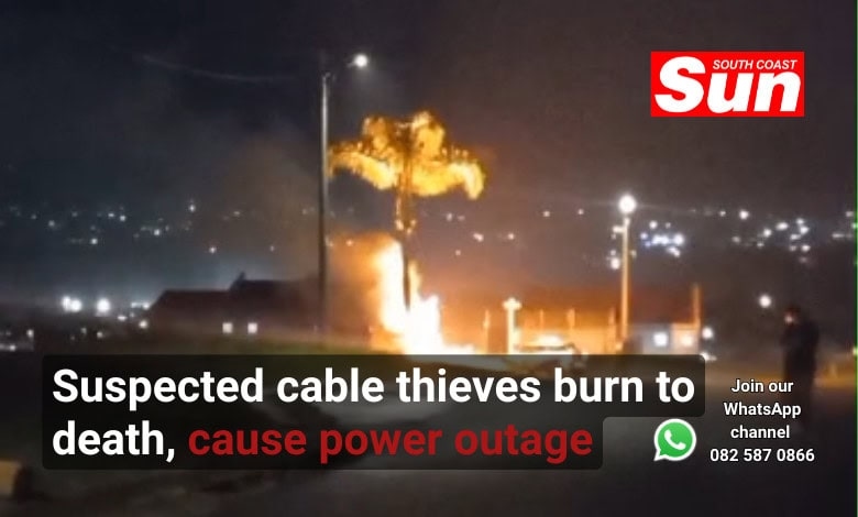 WATCH: Cable thieves die, cause power outage in Lotus Park