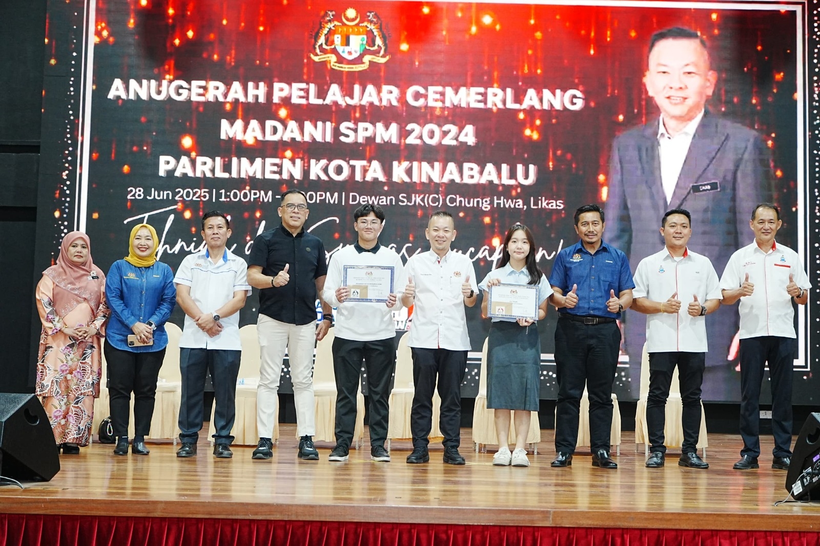 RM100,000 allocation for 367 top SPM students in Kota Kinabalu: Chan