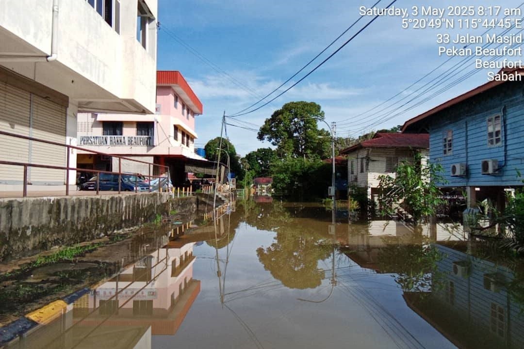 Beaufort hit by 8th flood since March, residents urged to stay alert